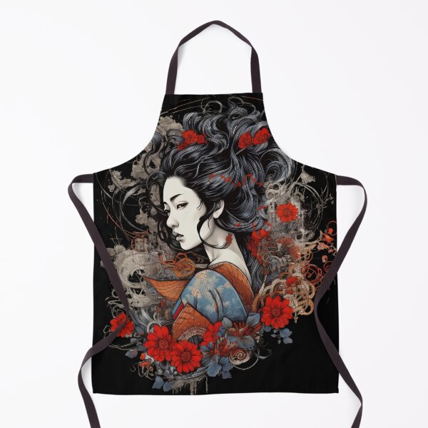 Item preview, Elegance in Intricacy: Japanese Geisha T-shirt Design 08 designed and sold by eyestetix.