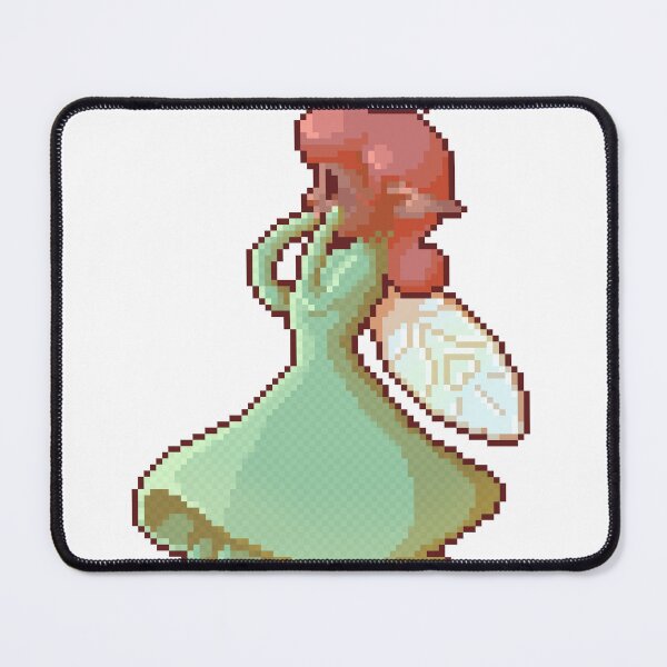 Item preview, kneeling pixel fairy designed and sold by skribblepixie.