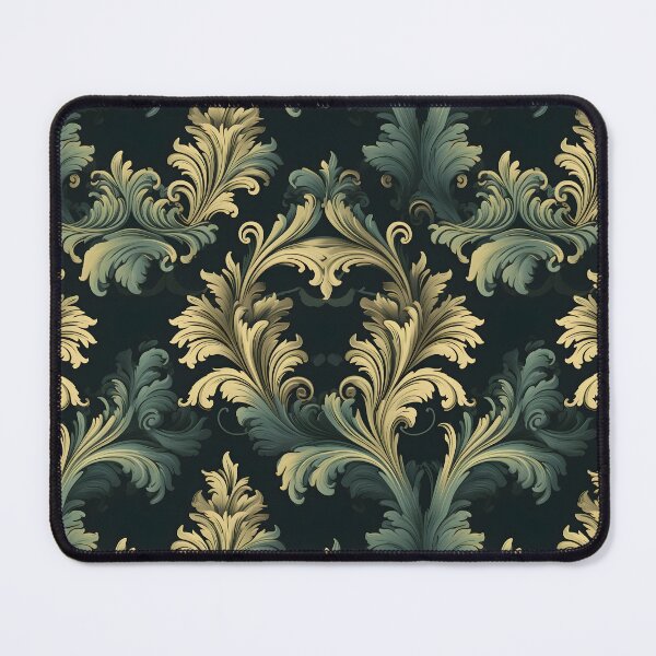 Item preview, Vintage Style Green Damask designed and sold by SpDesignsC.