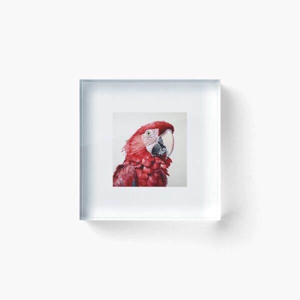 Item preview, Portrait of Red Macaw designed and sold by UrsulaFashion.