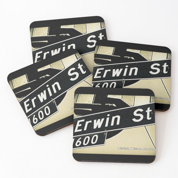 Item preview, Erwin Street, Los Angeles, California designed and sold by The Street Sign Store.