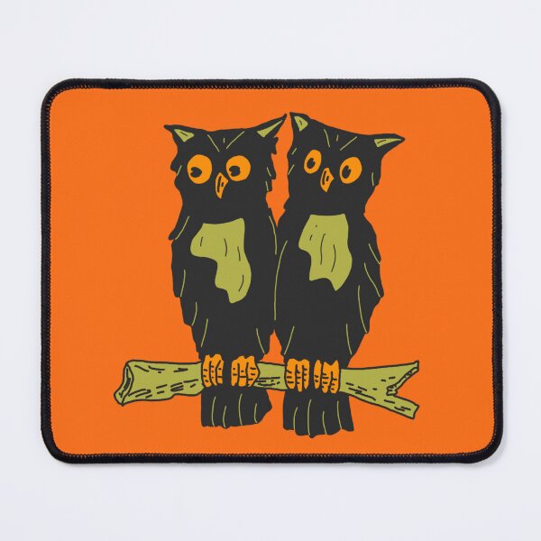 Item preview, Vintage Halloween Style Owls, Halloween Owls designed and sold by CreepingWillow.