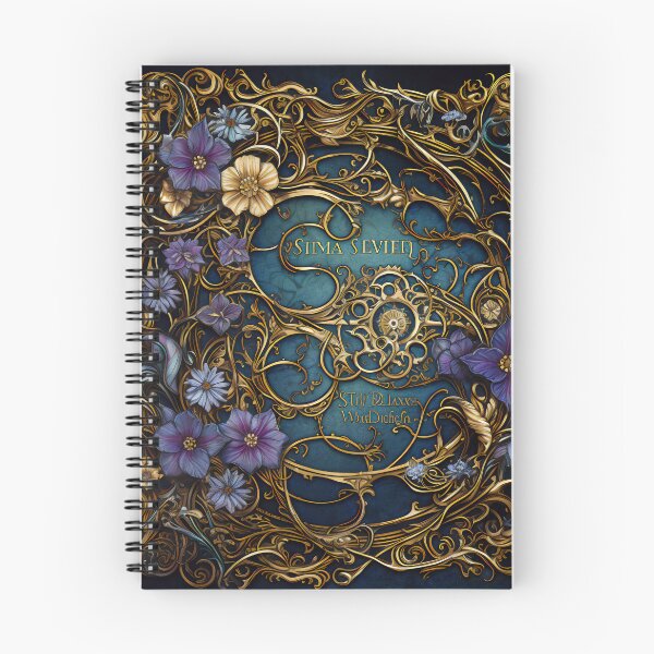 Item preview, Steampunk Flowers and Rusty Clockwork with Dark Background designed and sold by BrandonArtWorld.