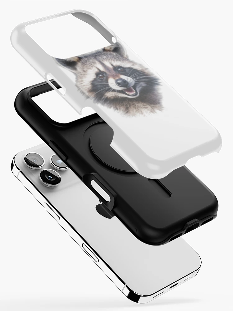 Thumbnail 2 of 4, iPhone Case, Smiling Racoon designed and sold by GraphicsJCM.