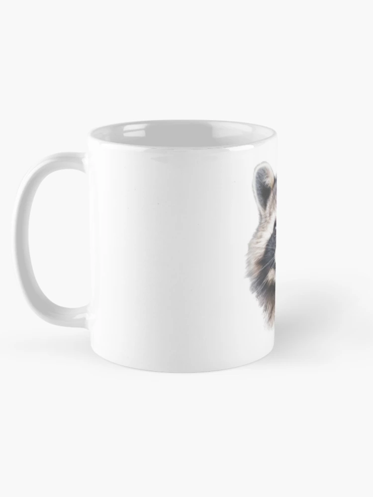 Thumbnail 5 of 6, Coffee Mug, Smiling Racoon designed and sold by GraphicsJCM.