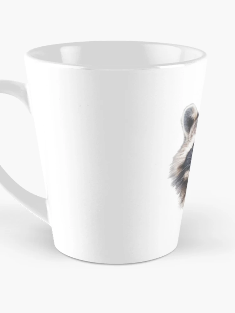 Thumbnail 3 of 4, Coffee Mug, Smiling Racoon designed and sold by GraphicsJCM.