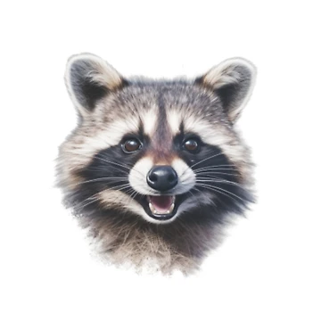 Artwork thumbnail, Smiling Racoon by GraphicsJCM