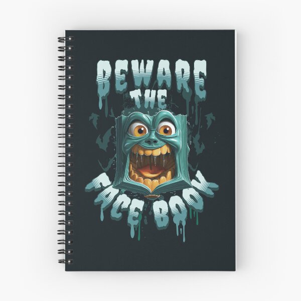 Item preview, Beware the Face Book - Spooky Halloween 2023  designed and sold by Sir Meow Meow.