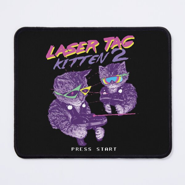 Item preview, laser tag kitten designed and sold by ElvaFranecki.