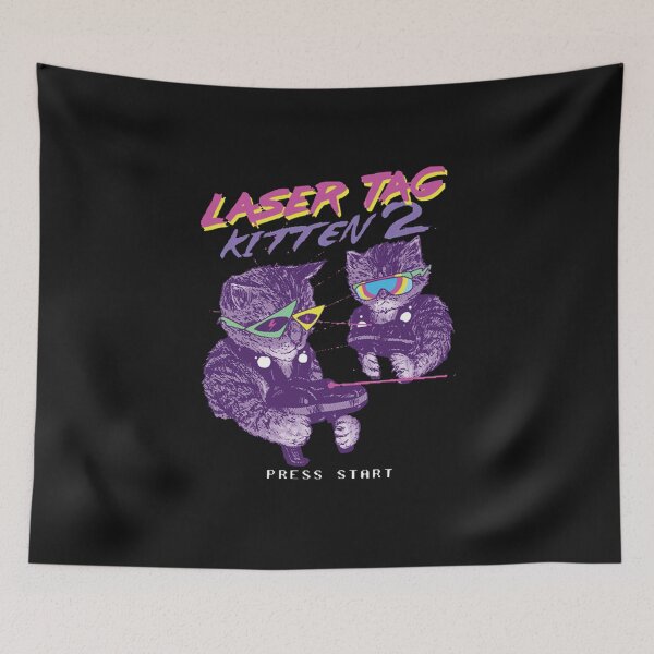 Item preview, laser tag kitten  designed and sold by ElvaFranecki.