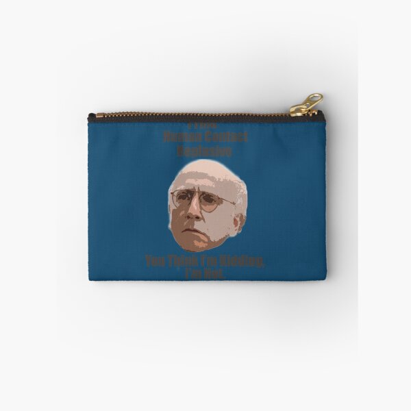 Item preview, Larry David Quote Human Contact   designed and sold by ebande.