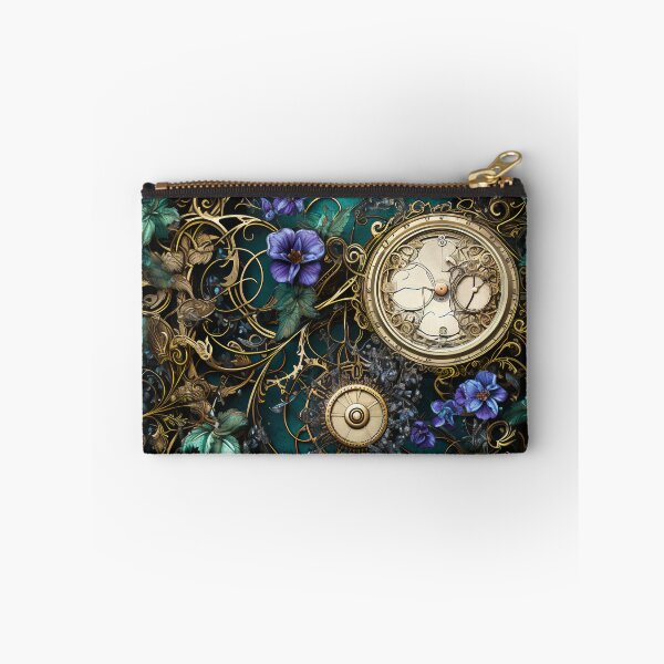 Item preview, Steampunk Flowers and Rusty Clockwork with Dark Background designed and sold by BrandonArtWorld.