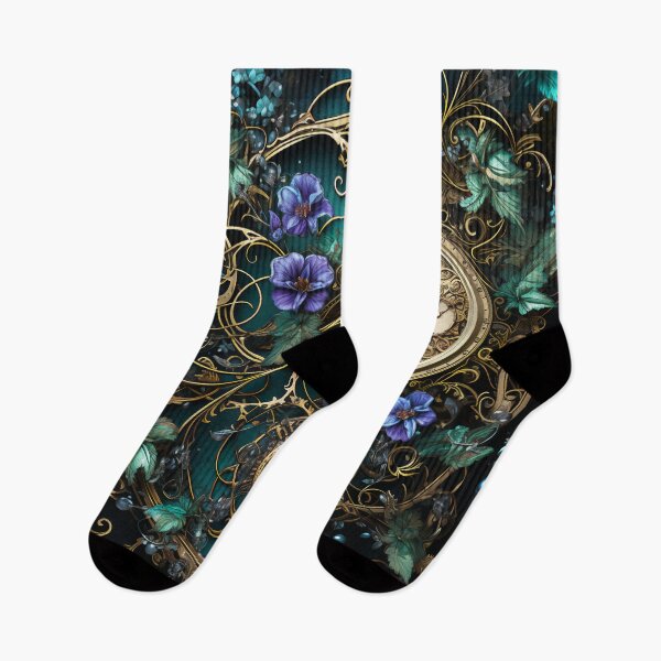 Item preview, Steampunk Flowers and Rusty Clockwork with Dark Background designed and sold by BrandonArtWorld.