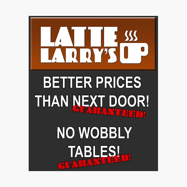 Item preview, Latte Larry_s Spite Shop   designed and sold by ebande.