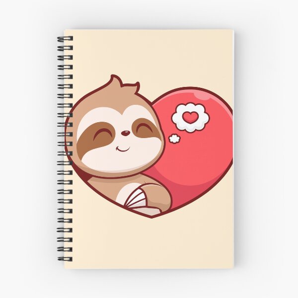 Item preview, Sloth Love: Cute Sloth Making a Love Heart Sign - Cartoon Illustration designed and sold by hjian8219.
