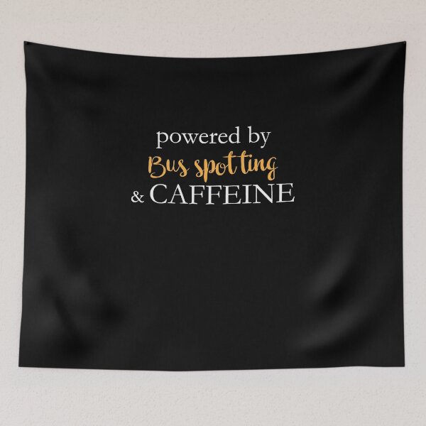 Item preview, Powered By Bus Spotting And Caffeine designed and sold by theredteacup.