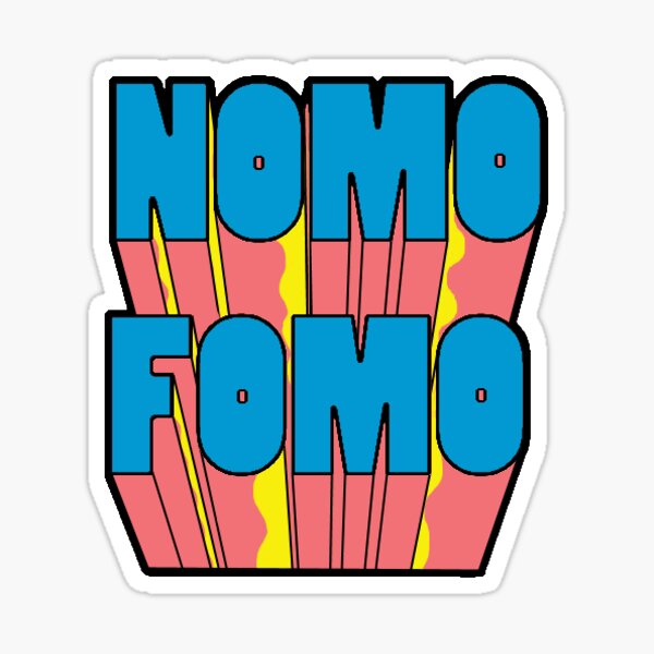 FOMO TWITTER Sticker by Montrepeneuer