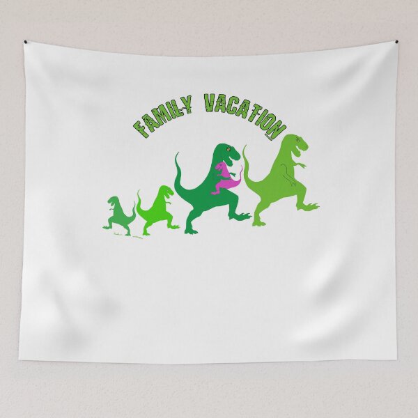 Item preview, Family Vacation with Cute Dinosaur Family designed and sold by Linda880.