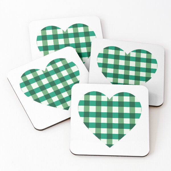 Item preview, Copy of Green and Black Plaid Heart designed and sold by Allie Rockhill.
