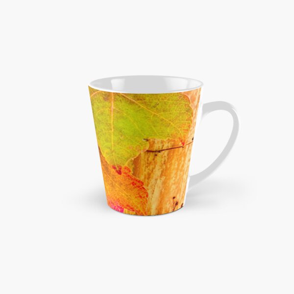 Elegant Fall Gold Orange Black Leaves Collection Coffee Mug by