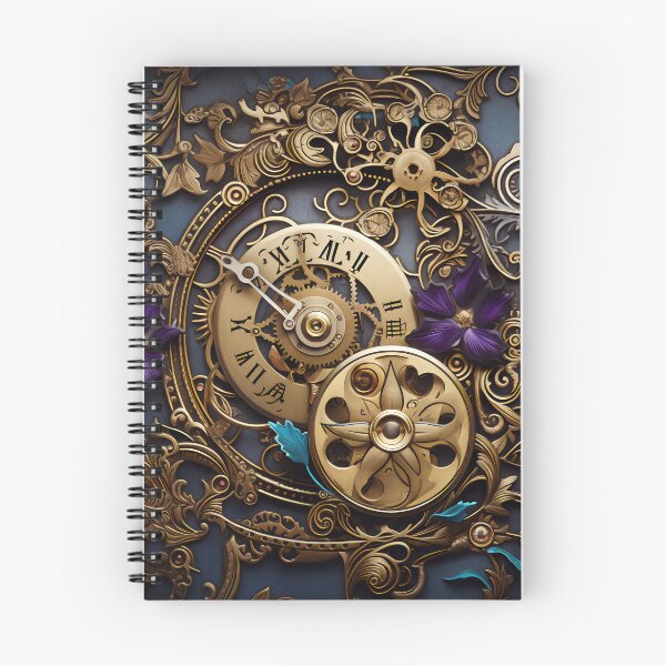 Item preview, Steampunk Flowers and Rusty Clockwork with Dark Background designed and sold by BrandonArtWorld.