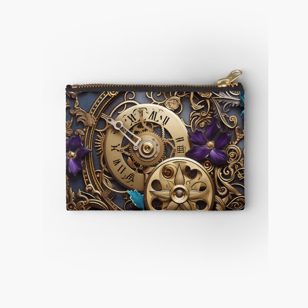 Item preview, Steampunk Flowers and Rusty Clockwork with Dark Background designed and sold by BrandonArtWorld.