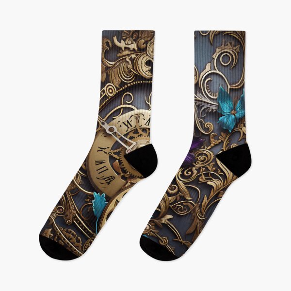 Item preview, Steampunk Flowers and Rusty Clockwork with Dark Background designed and sold by BrandonArtWorld.