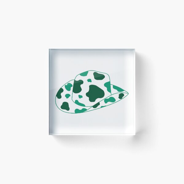 Item preview, Light Green and Dark Green Cowboyhat designed and sold by Allie Rockhill.