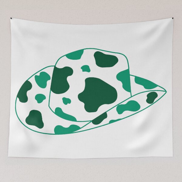 Item preview, Light Green and Dark Green Cowboyhat designed and sold by Allie Rockhill.