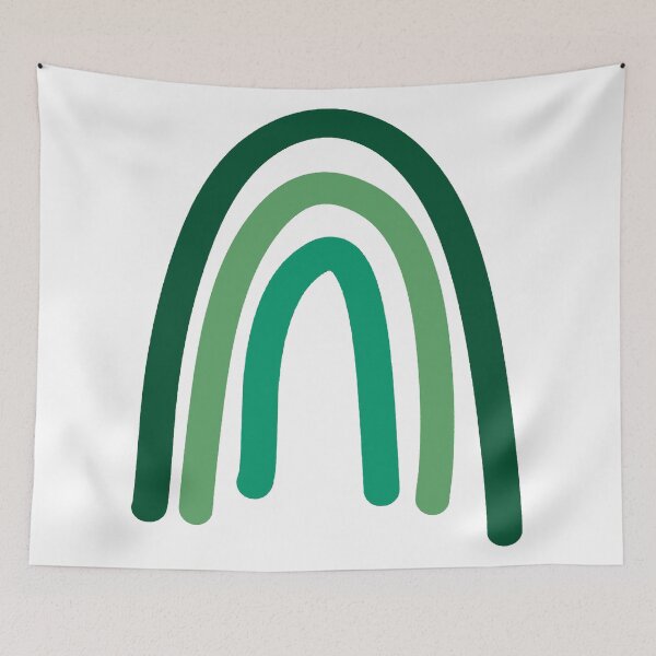 Item preview, Green Boho “Rainbow” designed and sold by Allie Rockhill.