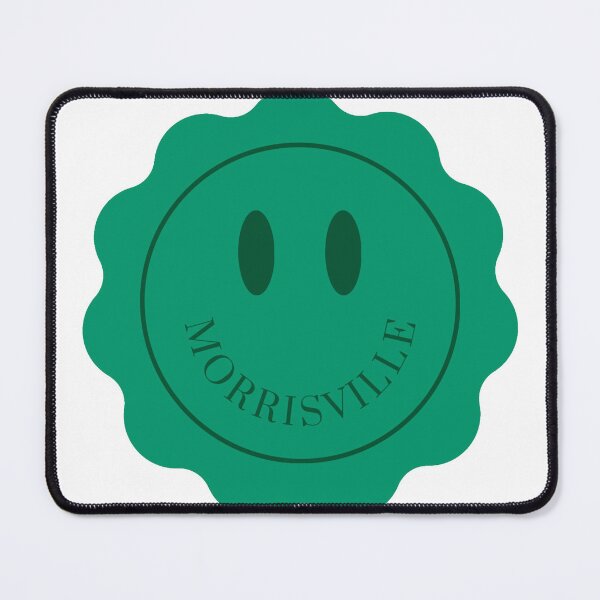 Item preview, Morrisville Smiley Face Light Green designed and sold by Allie Rockhill.