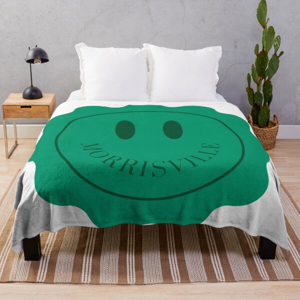 Item preview, Morrisville Smiley Face Light Green designed and sold by Allie Rockhill.
