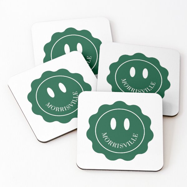 Item preview, Morrisville Smiley Face Dark Green designed and sold by Allie Rockhill.