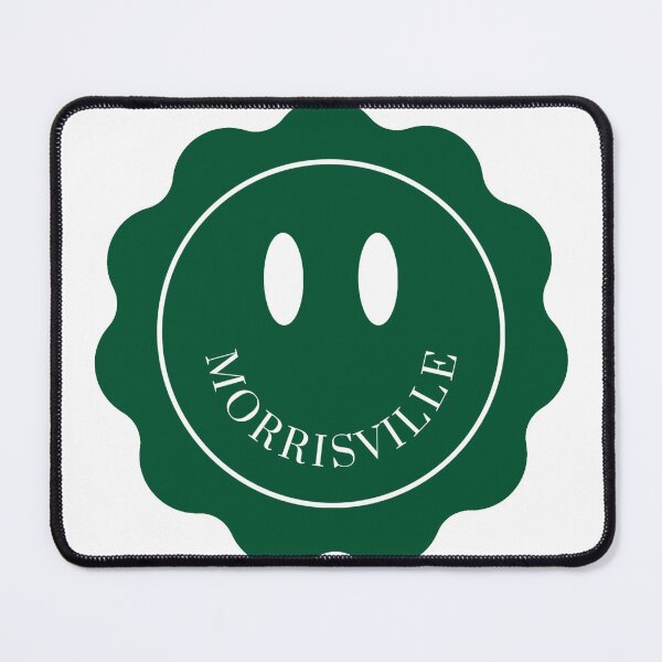 Item preview, Morrisville Smiley Face Dark Green designed and sold by Allie Rockhill.