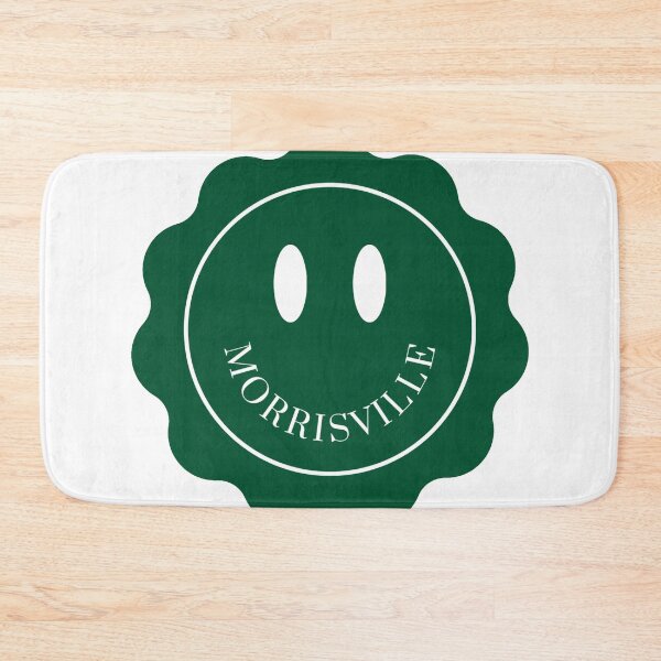 Item preview, Morrisville Smiley Face Dark Green designed and sold by Allie Rockhill.