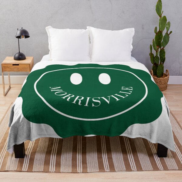 Item preview, Morrisville Smiley Face Dark Green designed and sold by Allie Rockhill.
