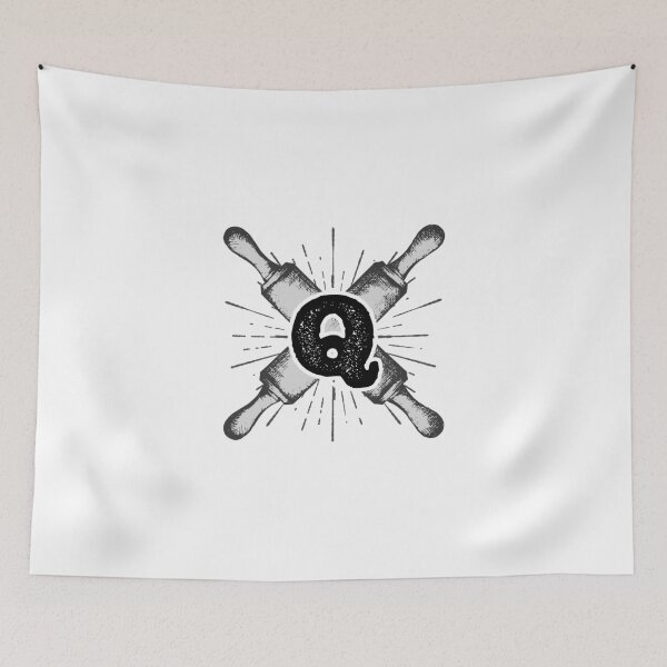 Item preview, Monogram Q Baker Rolling Pins designed and sold by simplymonogram.