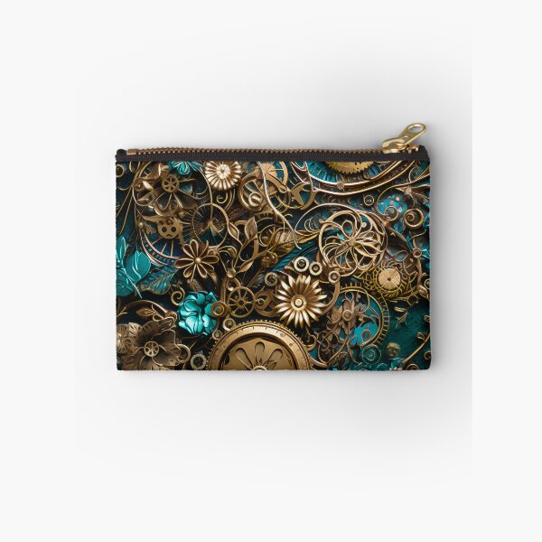 Item preview,  Steampunk Flowers and Rusty Clockwork with Dark Background designed and sold by BrandonArtWorld.