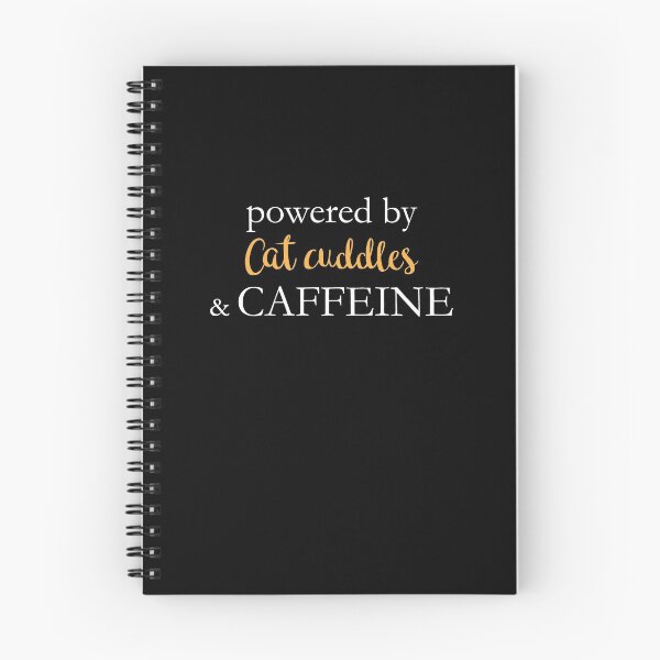 Item preview, Powered By Cat Cuddles And Caffeine designed and sold by theredteacup.