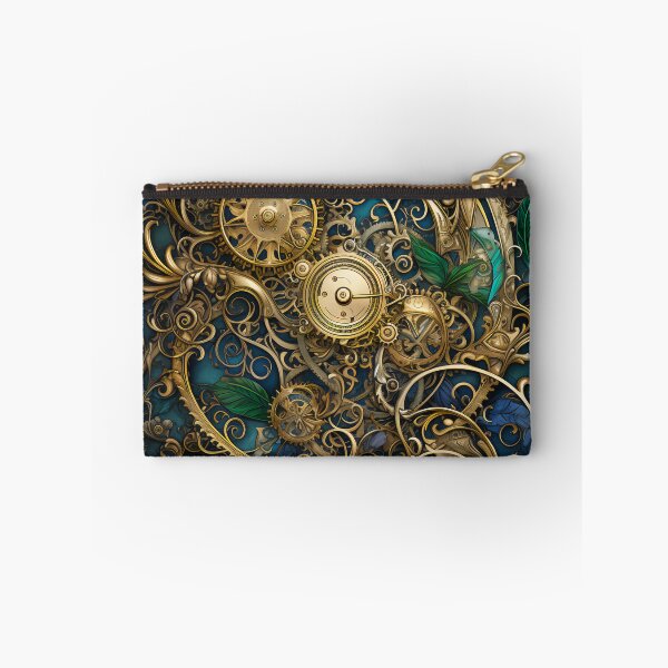 Item preview, Steampunk Flowers and Rusty Clockwork with Dark Background designed and sold by BrandonArtWorld.