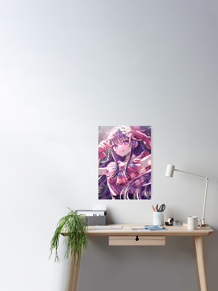 Ai Hoshino Oshi no Ko Anime girl Trending Art Board Print for Sale by  Spacefoxart