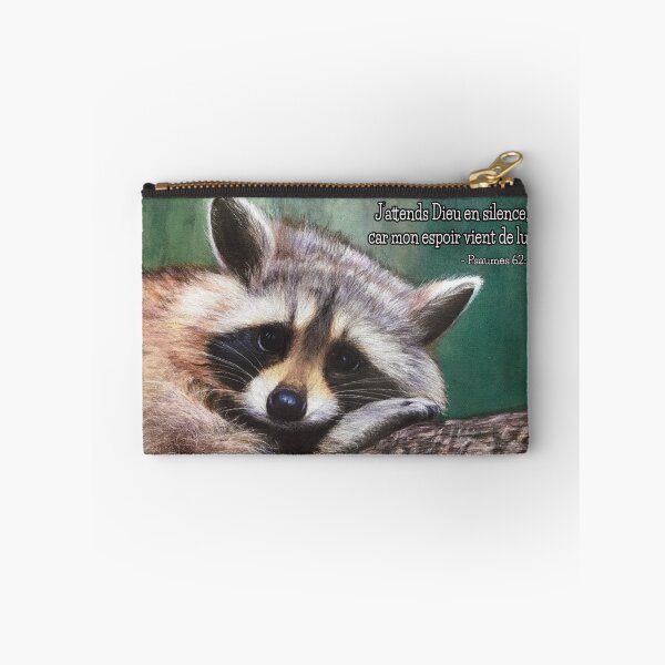 Item preview, Raccoon lost in the woods | Psalm 62:5 designed and sold by NathBros.