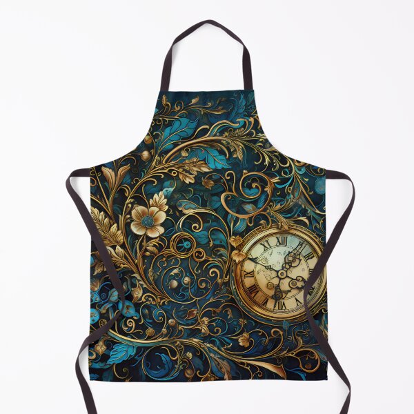 Item preview, Steampunk Flowers and Rusty Clockwork with Dark Background designed and sold by BrandonArtWorld.