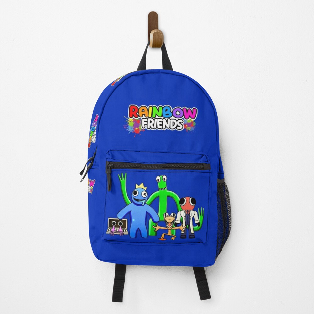 "Blue Rainbow Friends. Blue Roblox Rainbow Friends Characters, roblox, video game" Backpack Sale by Mycutedesings-1 | Redbubble