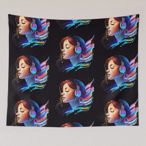 Item preview, music in the air designed and sold by TodoDecoArt.