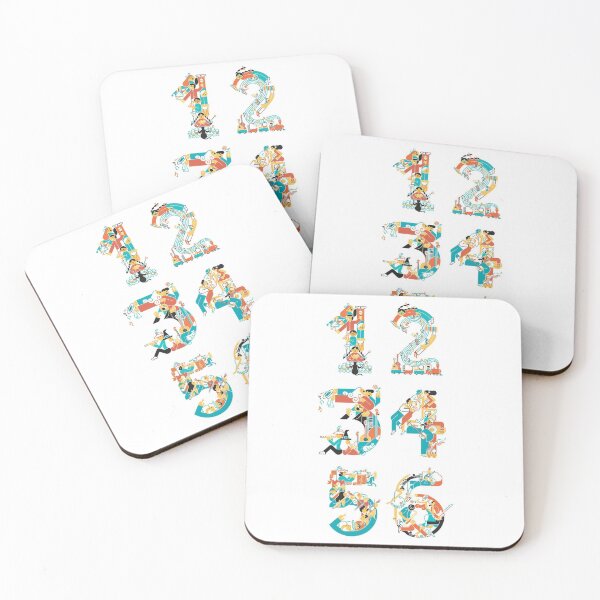 Item preview, Numbers colorful numbers  designed and sold by FaridStoore.