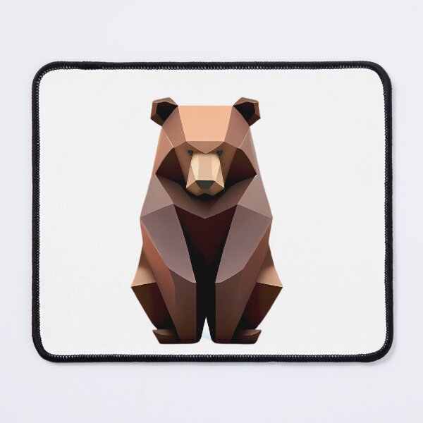 Item preview, Brown Bear Aesthetic Geometric designed and sold by MinimalistHaven.