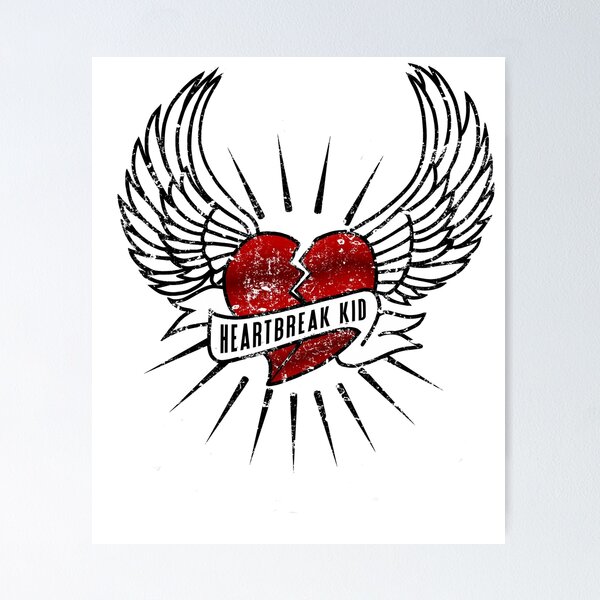 heartbreak kid - distressed vintage look