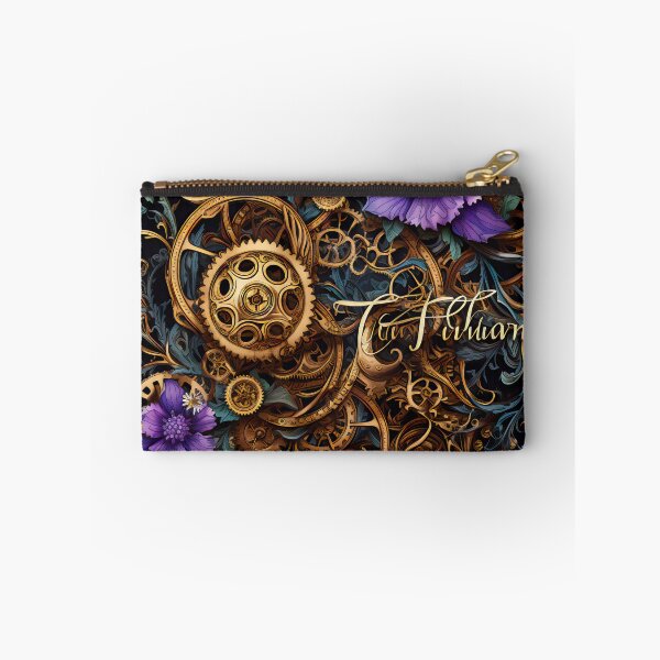 Item preview, Steampunk Flowers and Rusty Clockwork with Dark Background designed and sold by BrandonArtWorld.