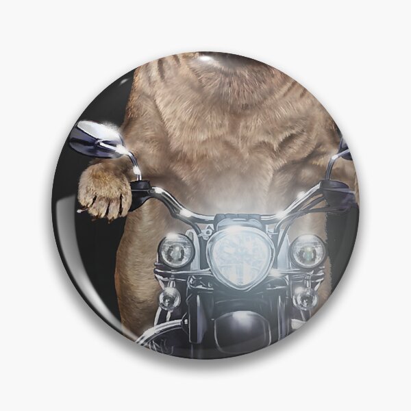 Item preview, Grumpy Pug In Aviator Sunglass Riding Motorcycle Dog  designed and sold by BrianBVercher.